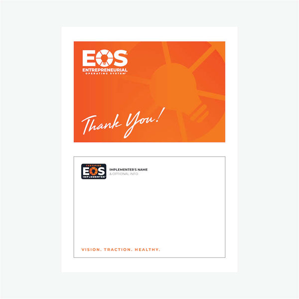 Certified EOS Personalized Thank You Postcards image 0