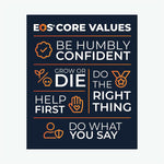 EOS Core Values - Frame Print image 0