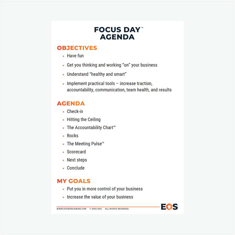 EOS Focus Day White Board Magnet image 0