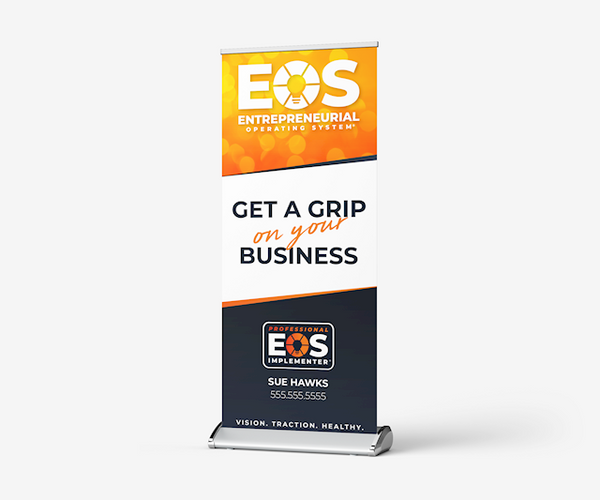 EOS Professional Retractable Banner Stand image 0