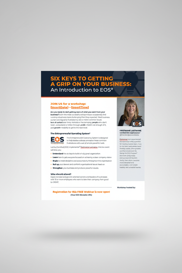 Flyer - Webinar Workshop mockup